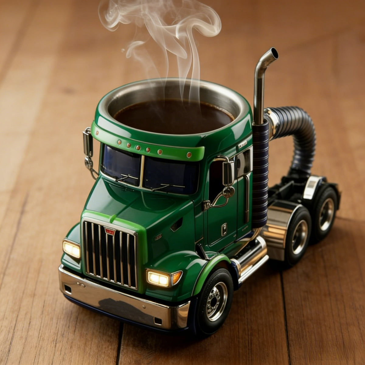 RoadKing Mug – Semi Truck Coffee Experience – Green / Buy 1