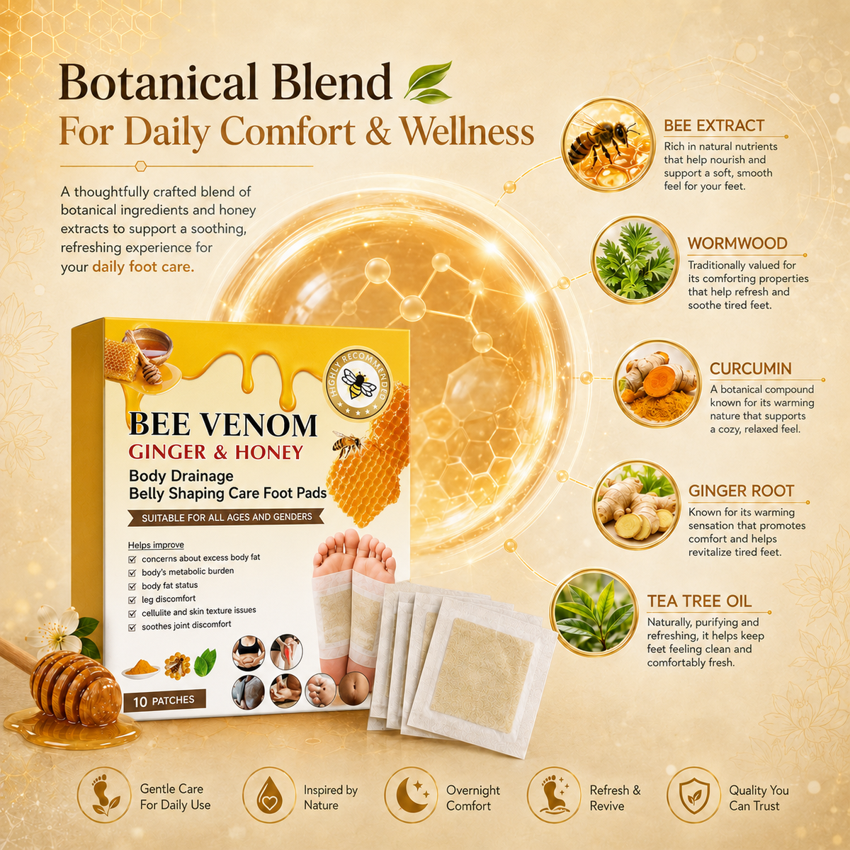 DetoxGlow – Overnight Botanical Foot Care Patches – image 3