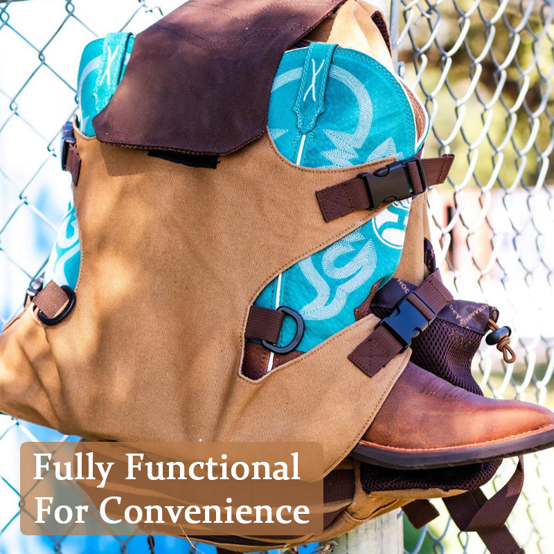 RodeoTrail – Rugged Cowboy Style Travel Backpack Bag – image 3