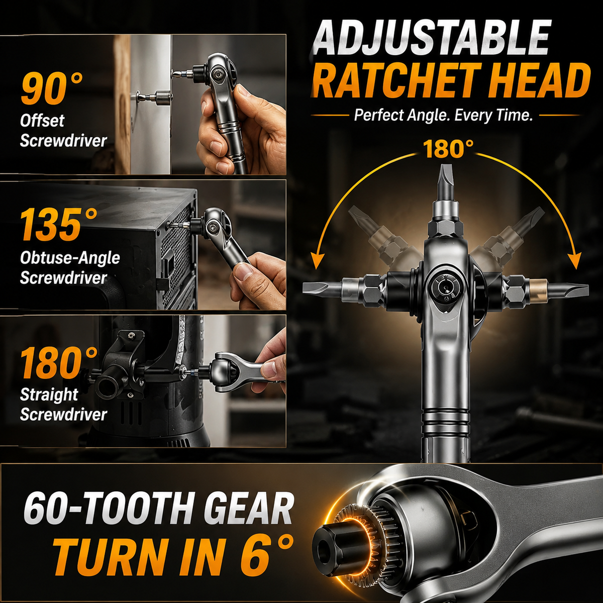 MagnaFix – Precision Magnetic Ratchet Screwdriver Set – image 3