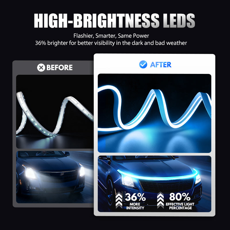 GlowRunner – Dynamic LED Hood Strip – image 3