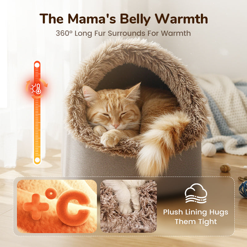 CozyPaws – Warm Retreat Pet Bed – image 2