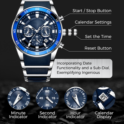 TimeForge – Rugged Men’s Multifunction Watch – image 3