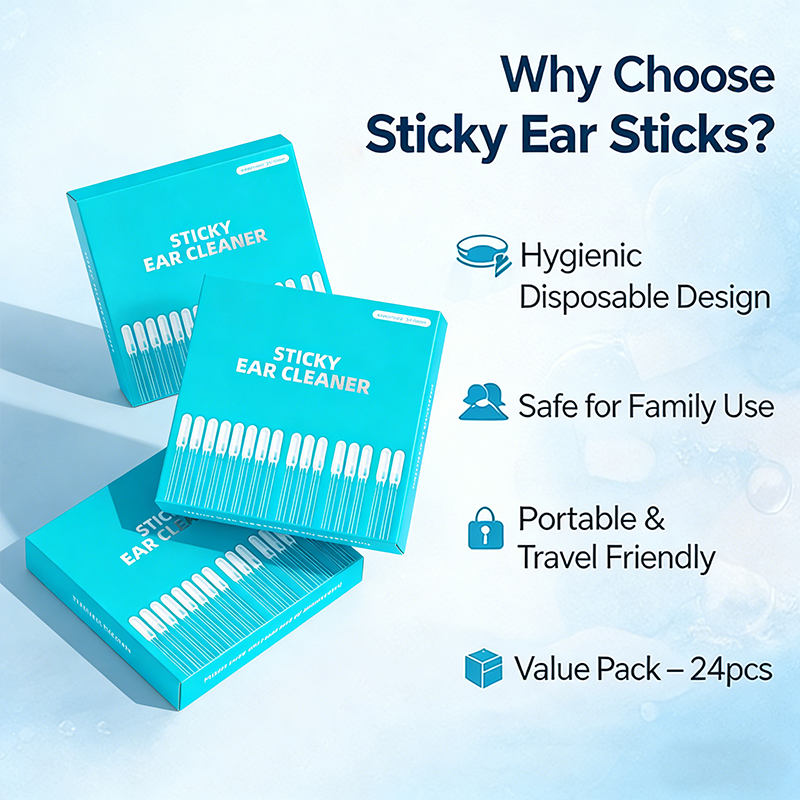 Sticky Ear Cleaning Sticks – Gentle, Visible Ear Care – image 2