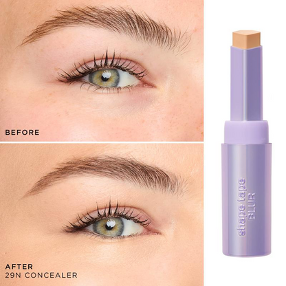 LumiCover – Natural Finish Blur Concealer Stick – Light/Medium / High-Quality Brush