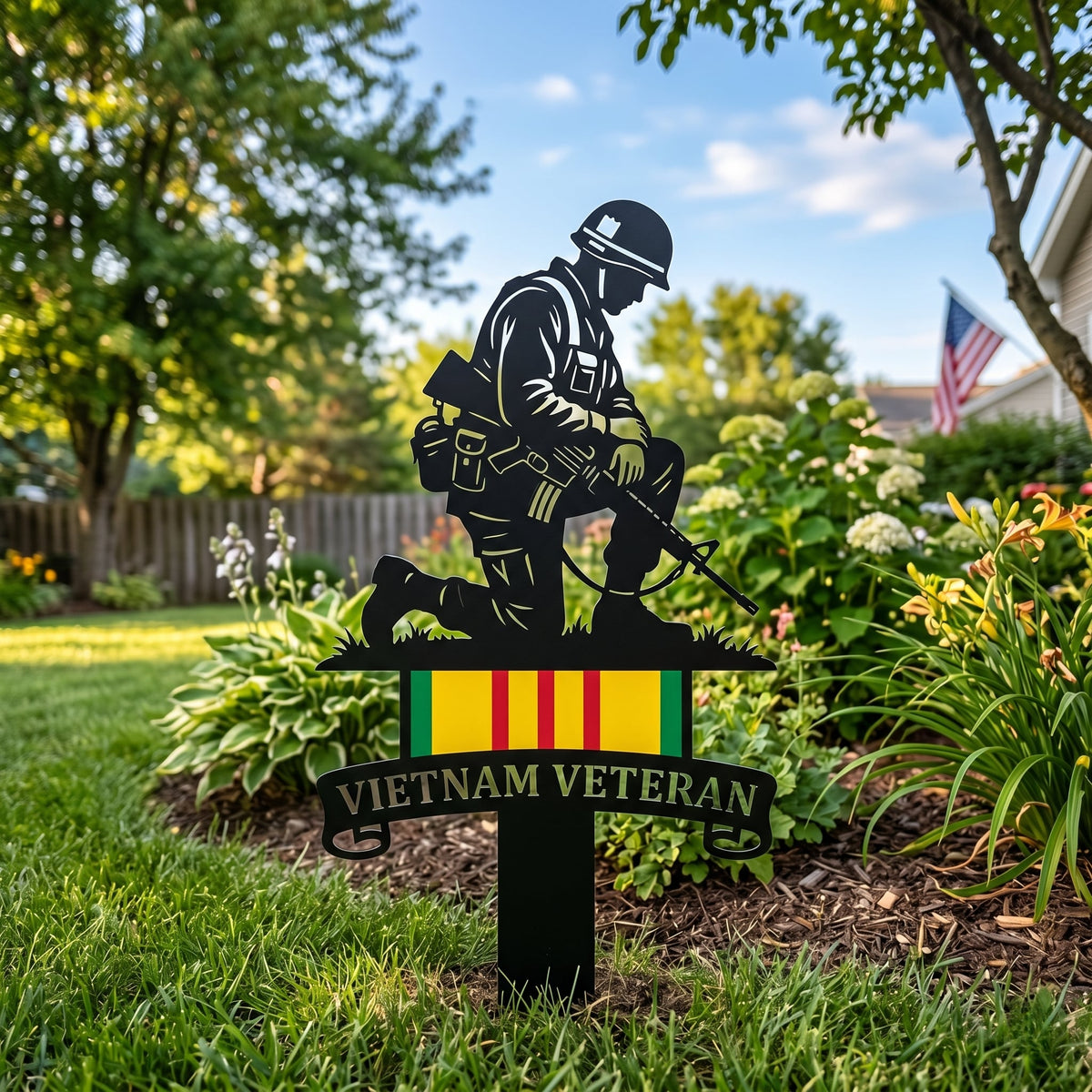 PatriotCross – Veteran Remembrance Display – M (11.82 × 7.13 in)