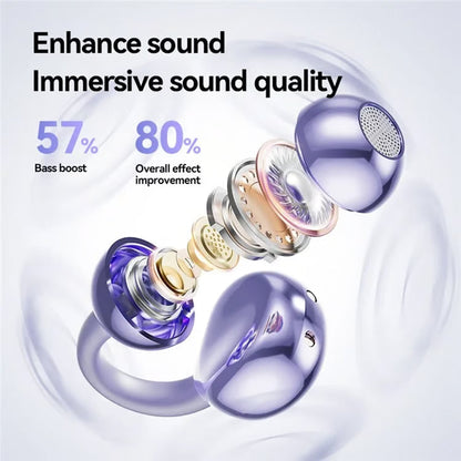AuraSonic – Ultra-Light Transparent Bluetooth Earphones – image 8