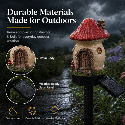 MushLumi – Solar Fairy-Tale Mushroom Cottage Light – image 13