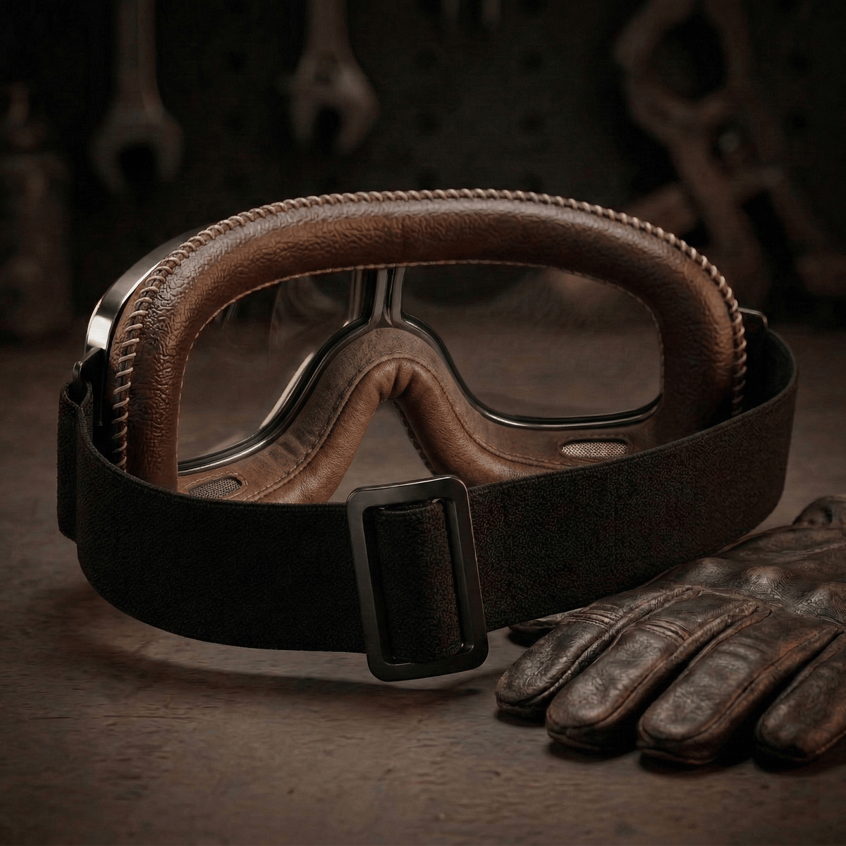 RetroRide – OTG Vintage Motorcycle Riding Goggles – image 3