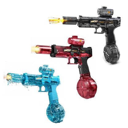 LumeStream – Fully Automatic Rapid-Fire Water Gun – Blue + Black + Red
