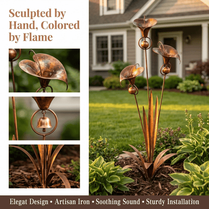 EmberPetal – Handcrafted Copper Lily Accent – image 4