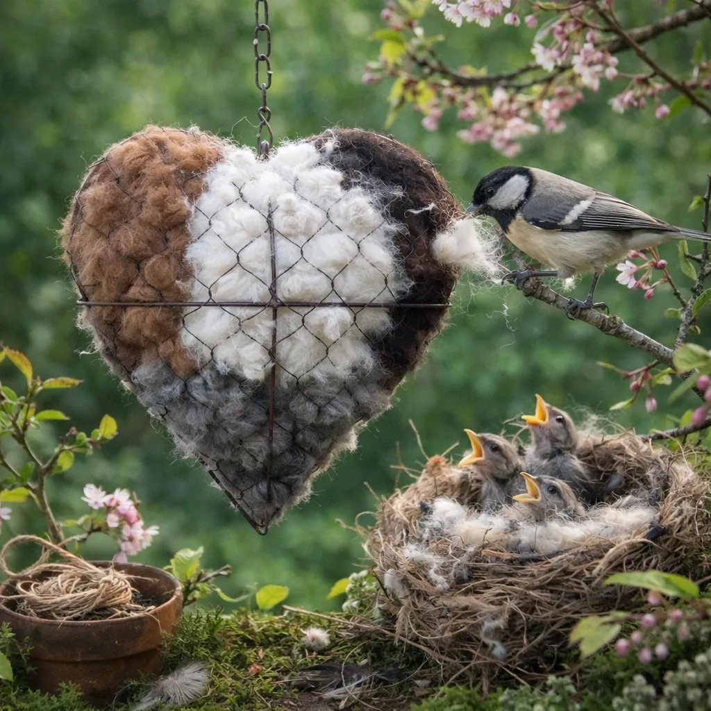 NestingSoul – Eco Handmade Bird Fiber Heart – image 11