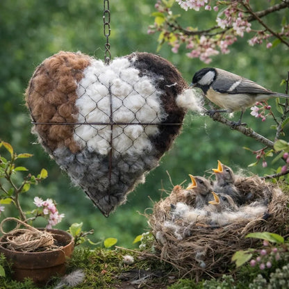 NestingSoul – Eco Handmade Bird Fiber Heart – image 11