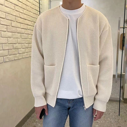 Oscar Casual Cardigan – Beige / S