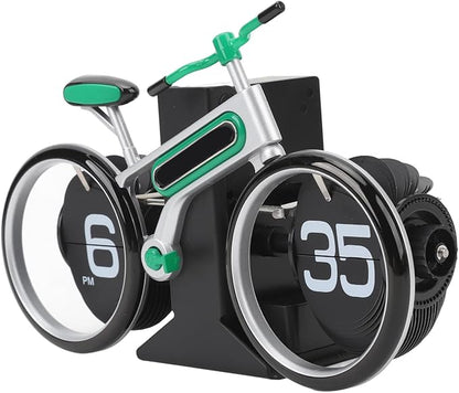 CycleTime - Vintage Bicycle Flip Clock – Green
