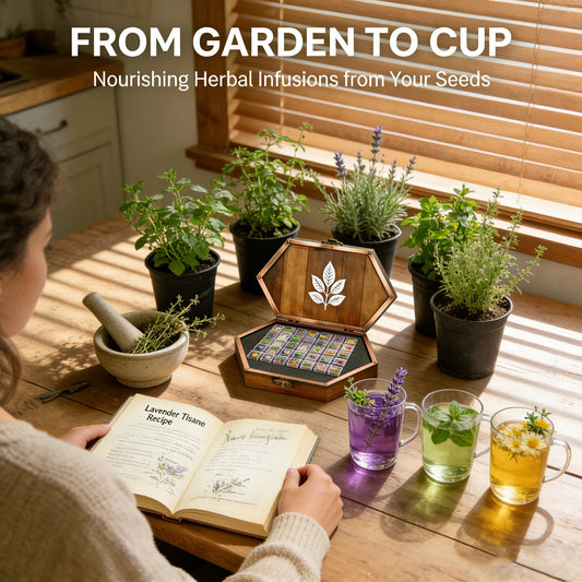 The Ancestral Apothecary Seed Chest: 40 Varieties of Medicinal Herb Seeds – Buy 1(FREE Shipping) / Discover the time-honored
