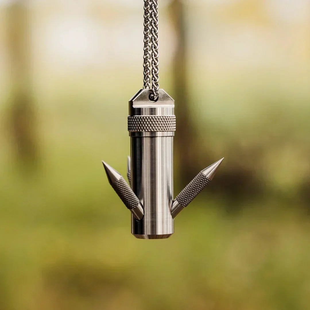 ApexHook - Titanium EDC Storage Capsule – Three claws