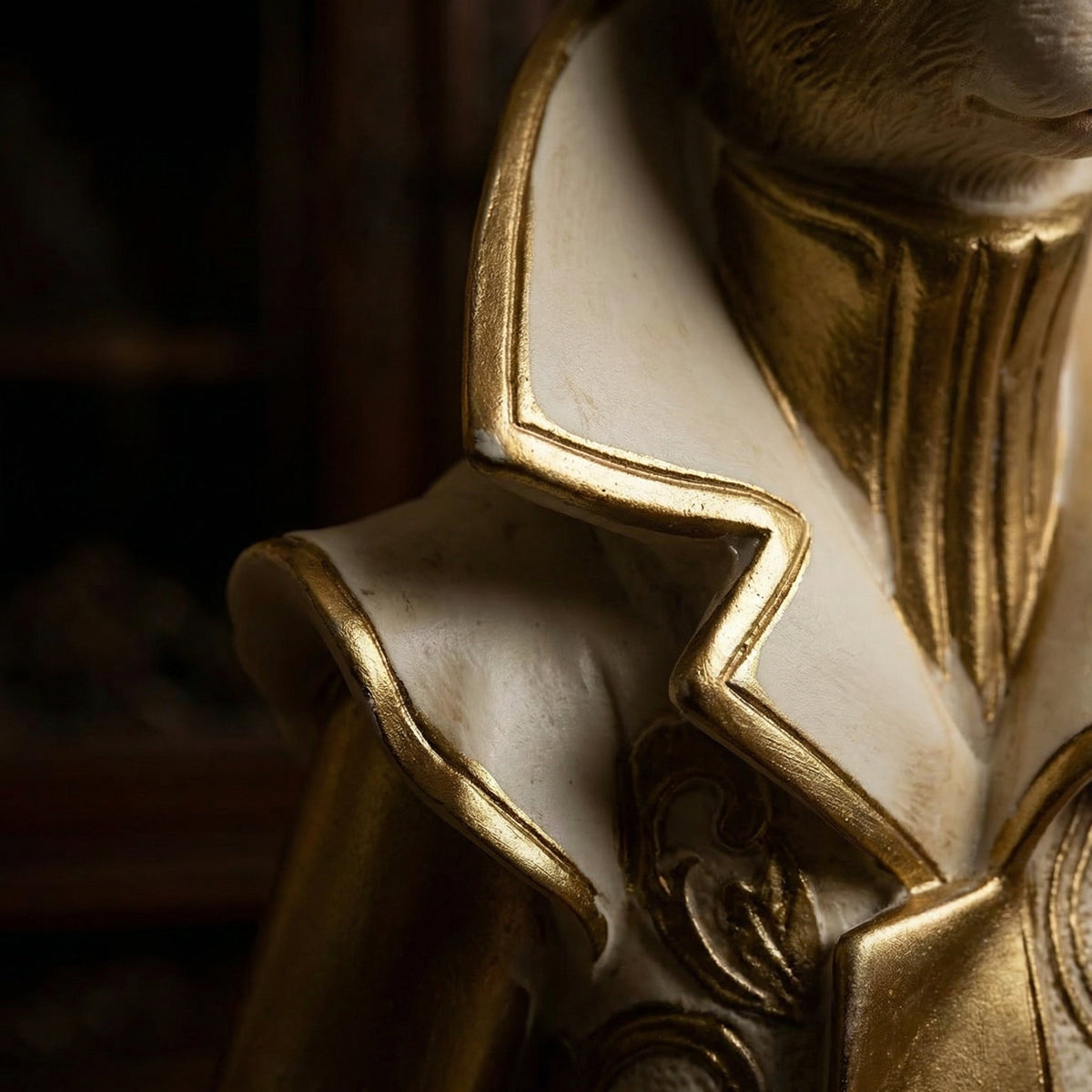 RoyalWhisk – Gold Trim Rabbit Figurine – image 4