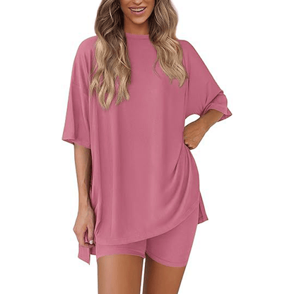 PureRelax – Two-Piece Casual Set – Pink / M