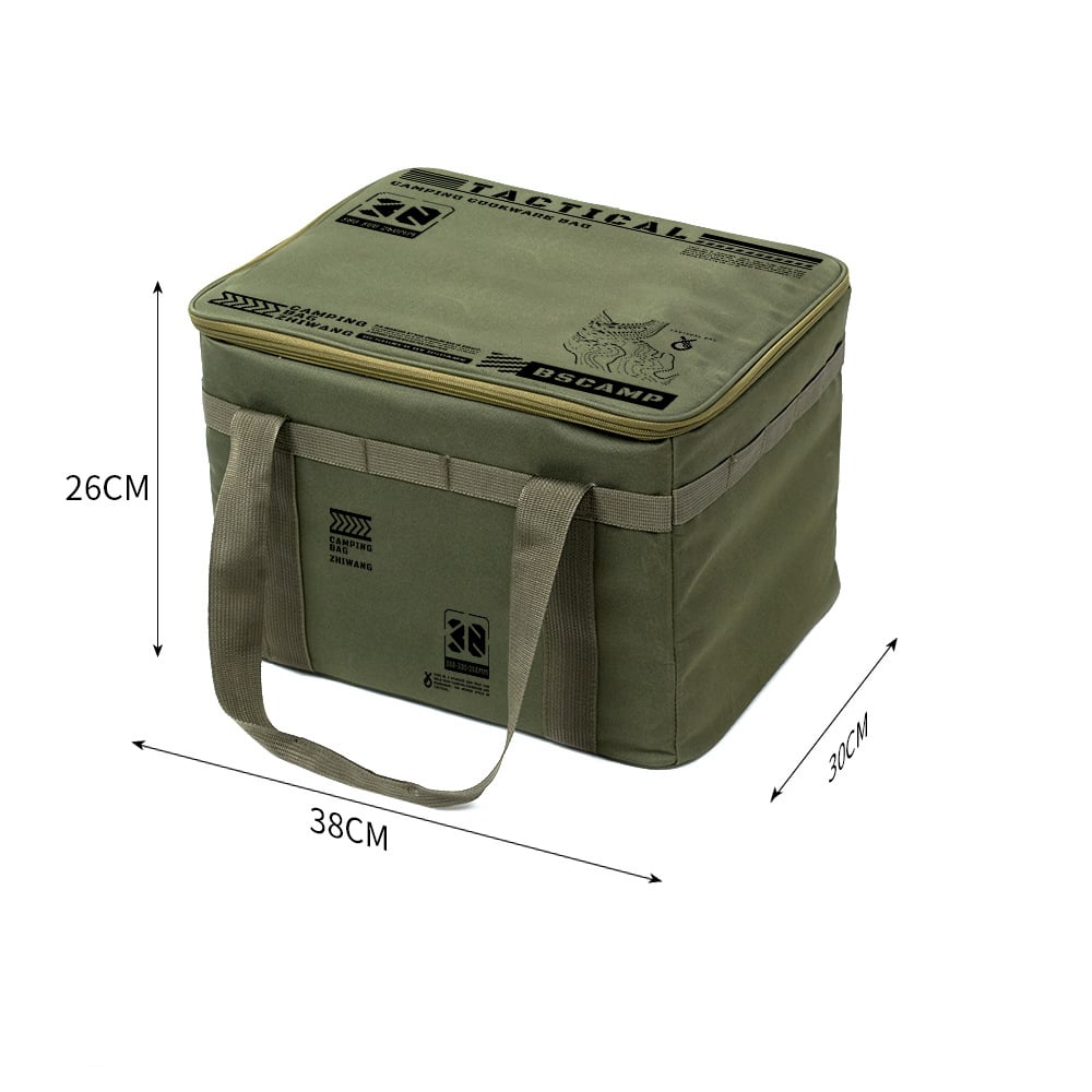 CampFlex – Folding Storage Bag – Military Green / 30L