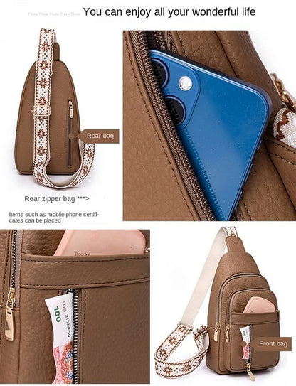 LuxeCarry – Minimalist Solid Color Crossbody Bag – image 2