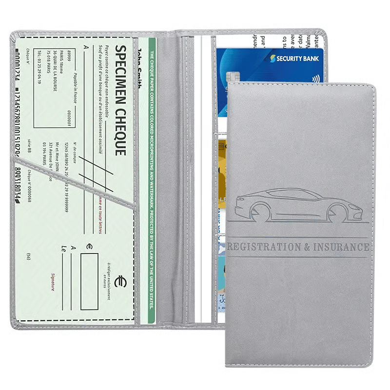 RoadGuard – Car Document Holder Organizer Case – Grey