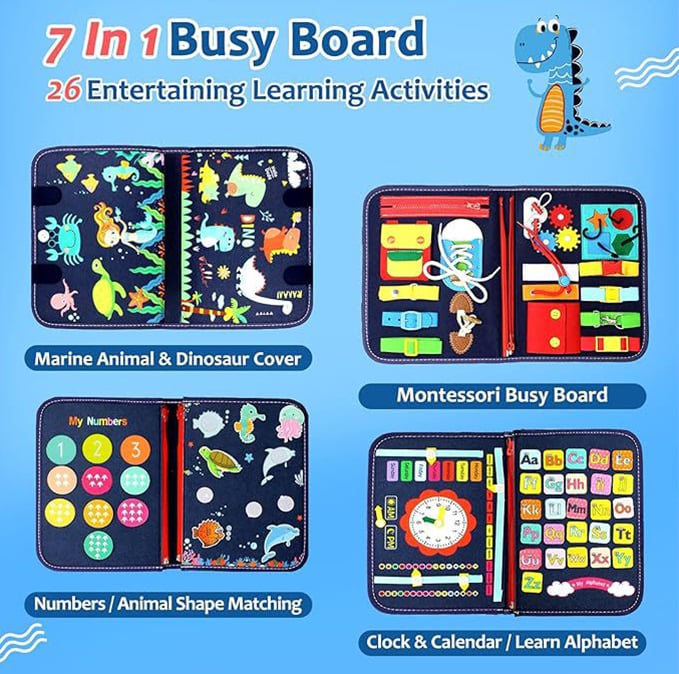 LittleLogic – Montessori Busy Play Board – image 6