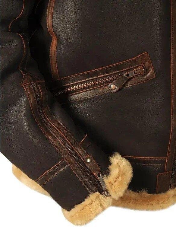 AeroFur – Aviator Shearling Jacket – image 13