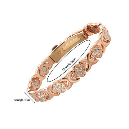 BloomGrace – Flower Copper Bracelet Elegant Style – image 10