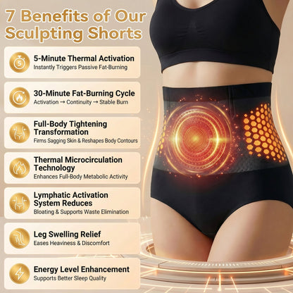 SculptPro - 4-in-1 Micro-Particle Thermogenic Sculpting Shorts – image 7