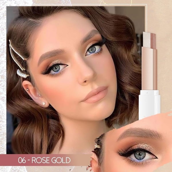 GlowMuse - 2-in-1 Eyeshadow Stick – 06 - ROSE GOLD*6