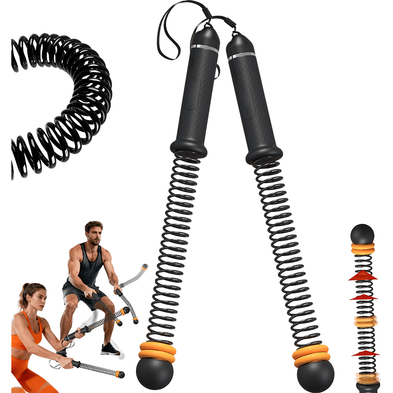 BurnSwing – Ropeless Adjustable Resistance Fitness Ropes – Black