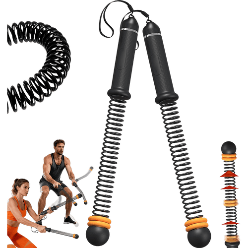 BurnSwing – Ropeless Adjustable Resistance Fitness Ropes – Black