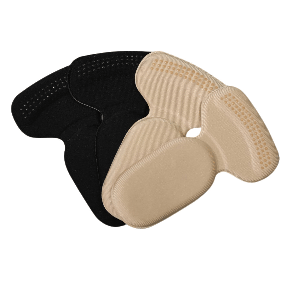 Soft Heel Cushion Pads Anti-slip Heel Protectors for Women & Men – Apricot / 2 Packs | 4 Pcs Total