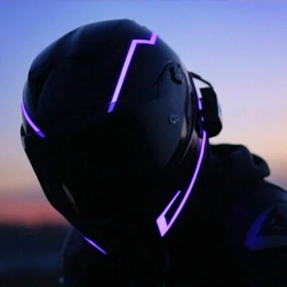 BeamFlex – Motorcycle Helmet Safety Light – Purple