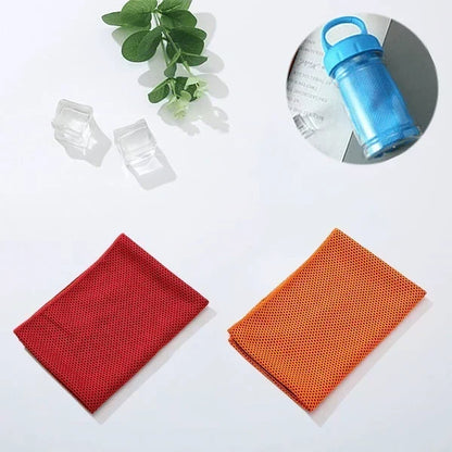 ChillWrap – Rapid Cooling Towel – Orange / Red