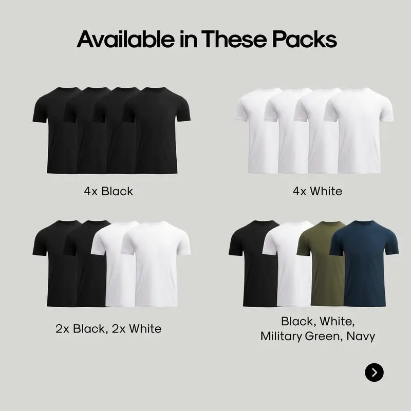 PrimeWear – Athletic Comfort Short Sleeve T Shirt Pack – image 3