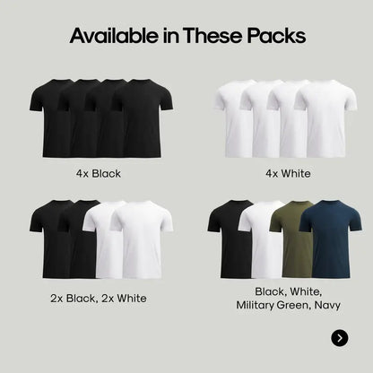 PrimeWear – Athletic Comfort Short Sleeve T Shirt Pack – image 3