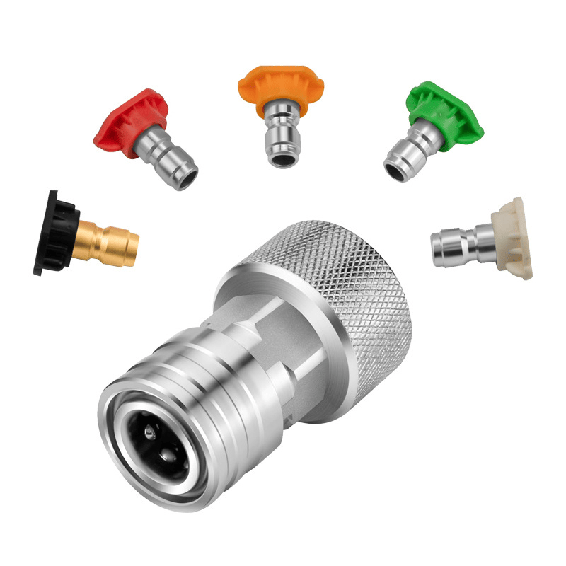 PressurePro - Mini Washer Adapter – Connector +5 Nozzle Set