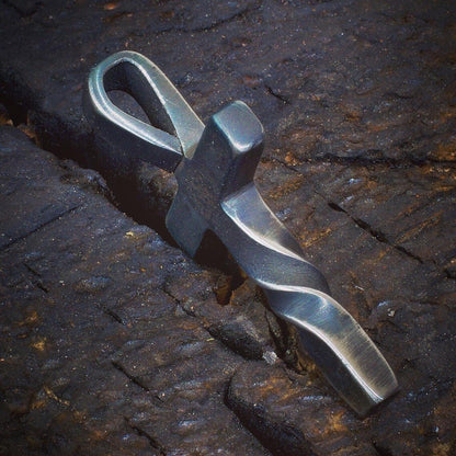 DivineTwist – Hand Forged Cross – image 5