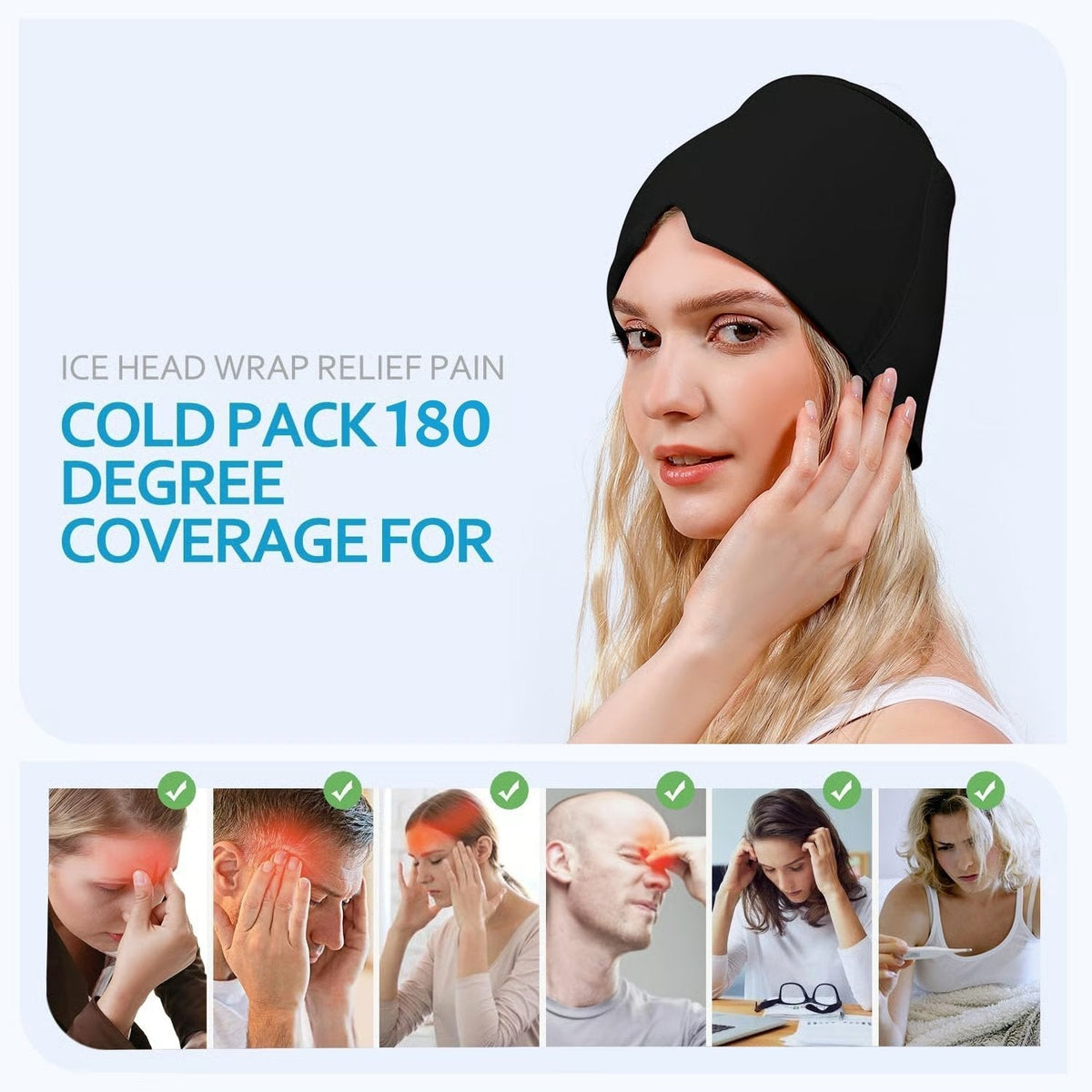 MigraEase – Therapy Migraine Relief Cap – image 4