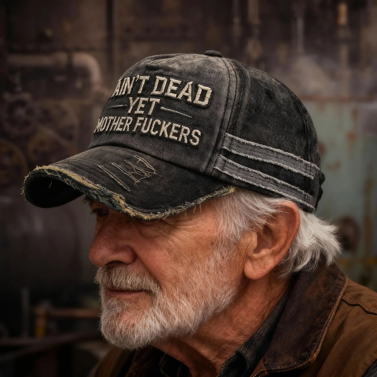 Rebel Ride - Vintage Statement Trucker Hat – image 5