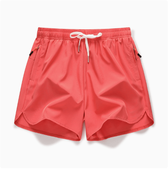 FlexCore - Men's Quick-Dry Running Shorts – Red / S
