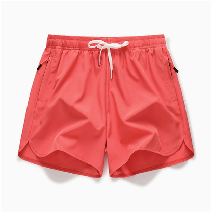 FlexCore - Men's Quick-Dry Running Shorts – Red / S