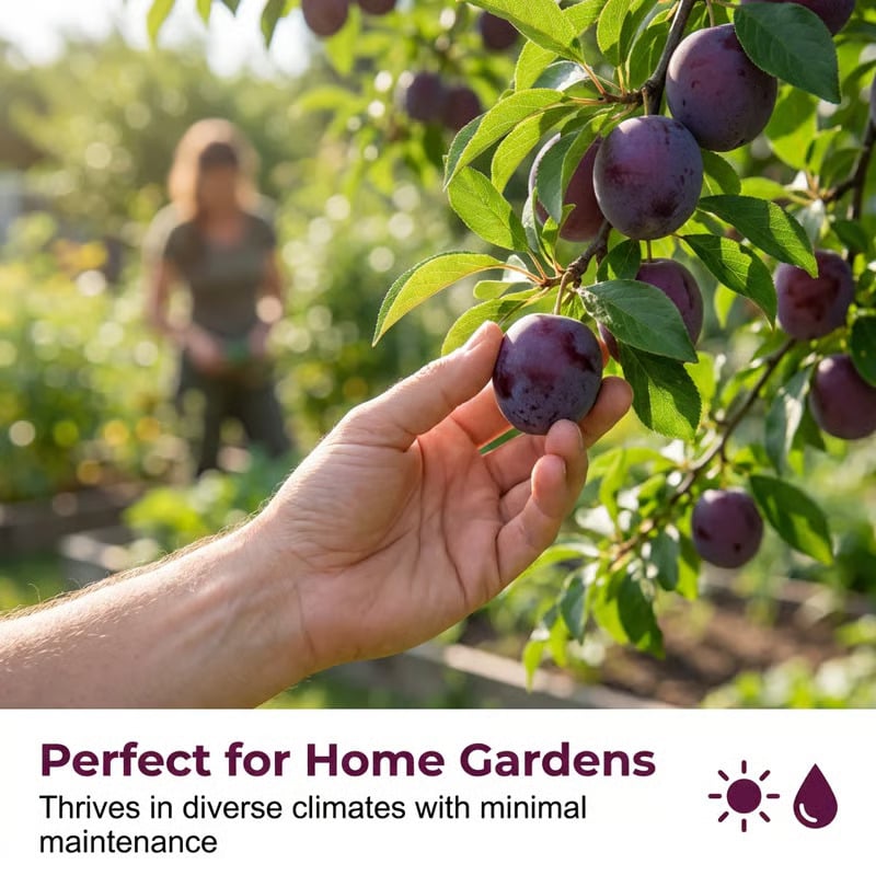 PureHarvest – Heirloom Non-GMO Grafted Plum Tree Sapling – image 7