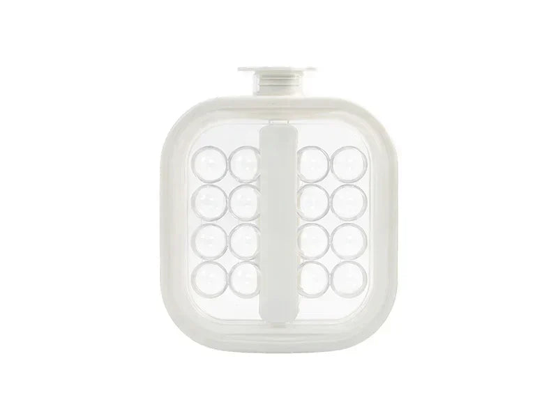 IceSphere – Portable Silicone Ice Ball Maker Kettle – Ivory White / Ice Tray / BUY 1