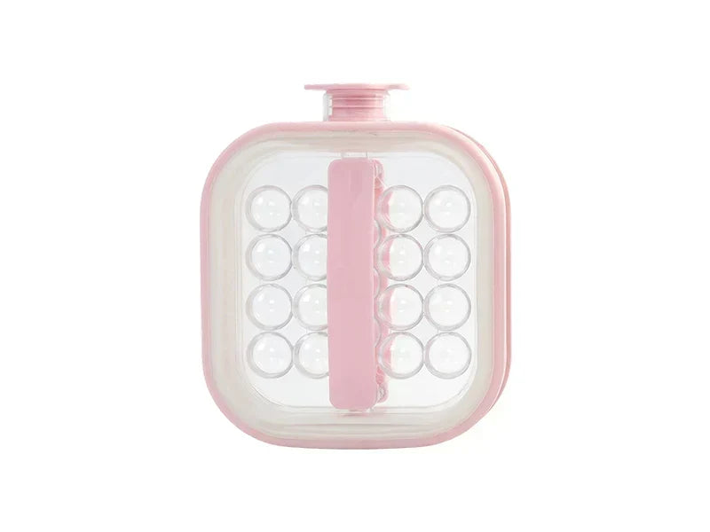 IceSphere – Portable Silicone Ice Ball Maker Kettle – Pink / Ice Tray / BUY 1