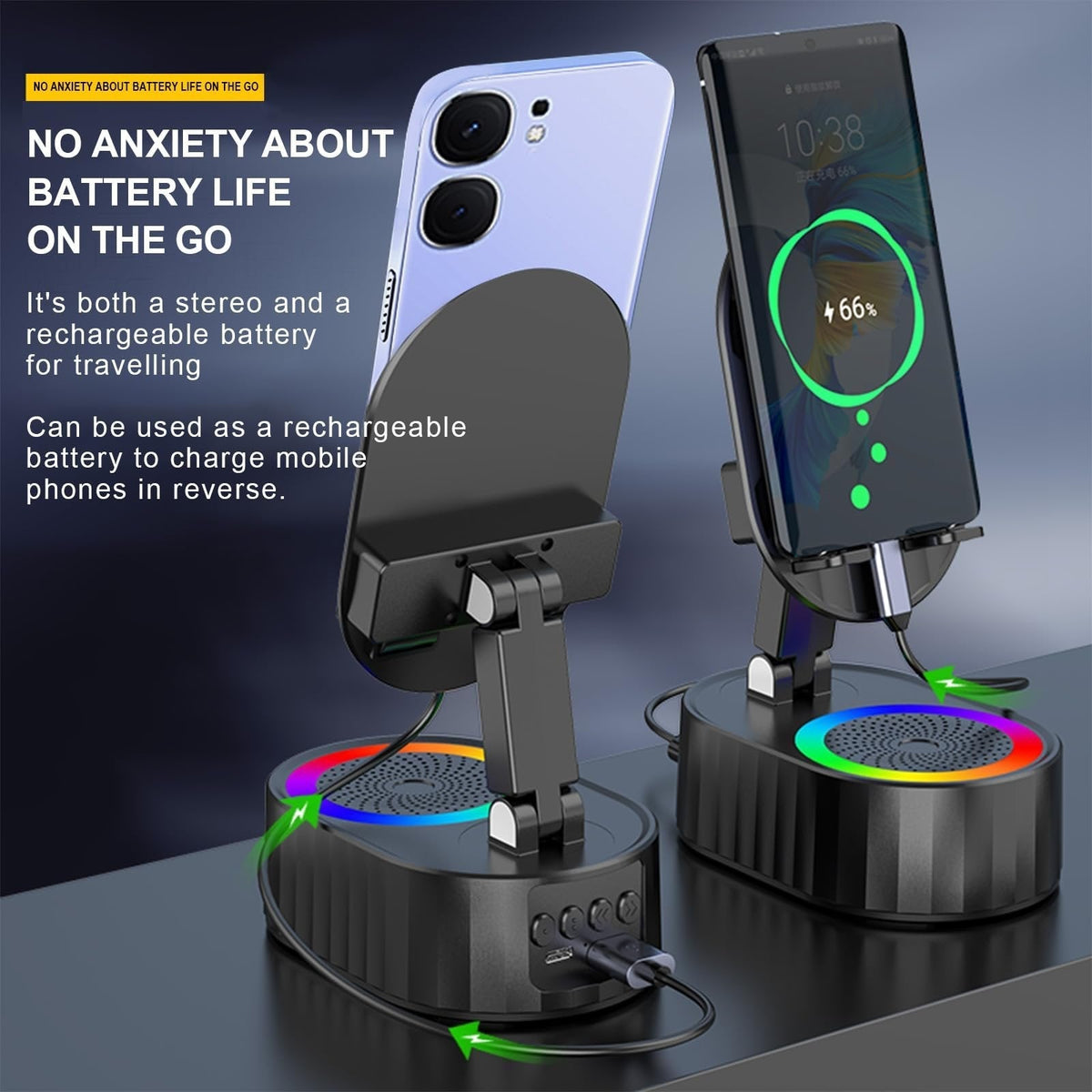 VibeDock – Cell Phone Stand with Sound Amplifier – image 2