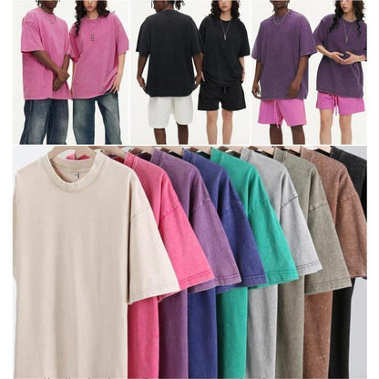 Oversoul – Relaxed Fit Acid Wash Tees – image 19