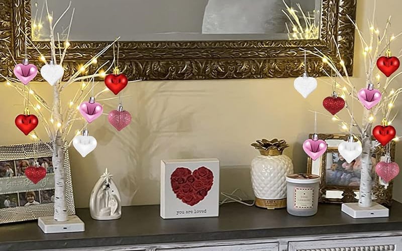 LumiBloom – Heart-Adorned LED Birch Table Decor – image 3